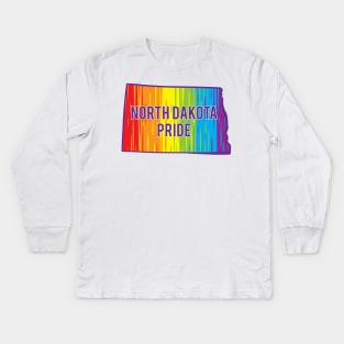 North Dakota Pride Kids Long Sleeve T-Shirt